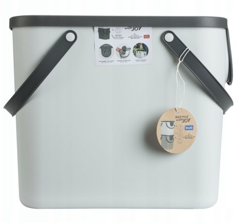 ROTHO KOSZ DO SEGREGACJI ŚMIECI ALBULA 25l WHITE ROTHO KOSZ DO SEGREGACJI ŚMIECI ALBULA 25l WHITE