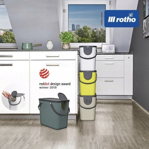 ROTHO KOSZ DO SEGREGACJI ŚMIECI ALBULA 25l WHITE ROTHO KOSZ DO SEGREGACJI ŚMIECI ALBULA 25l WHITE