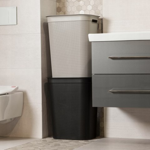 ROTHO KOSZ NA BIELIZNĘ 50 l BRISEN BLACK ROTHO KOSZ NA BIELIZNĘ 50 l BRISEN BLACK