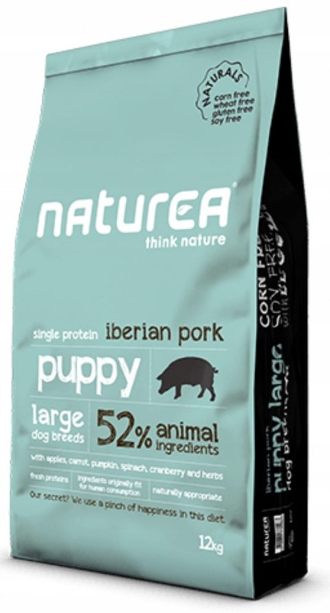 NATUREA NATURALS PUPPY LARGE WIEPRZOWINA 12 KG