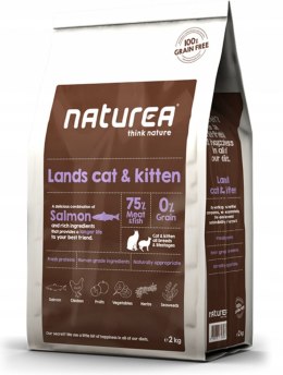 NATUREA GRAINFREE LANDS CAT AND KITTEN 2KG KOT