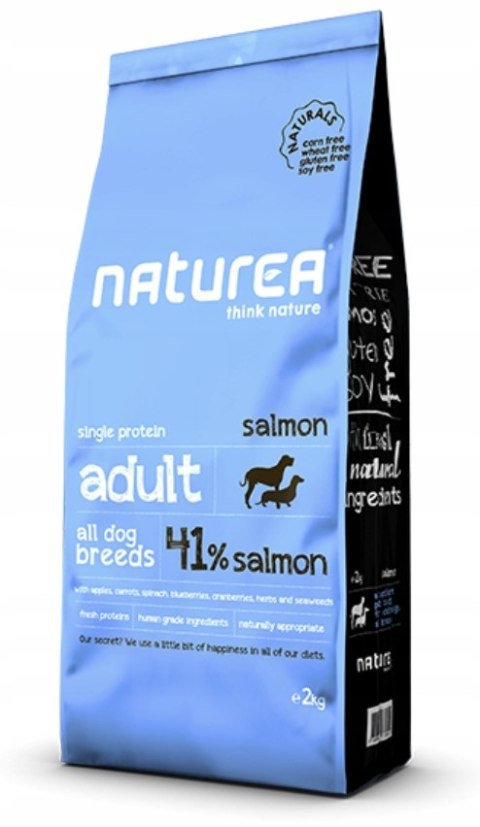 NATUREA NATURALS ADULT ŁOSOŚ 12KG KARMA DLA PSA