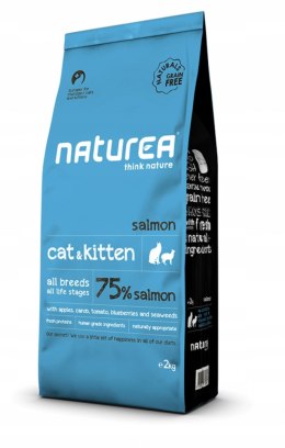 NATUREA NATURALS CAT & KITTEN ŁOSOŚ 7KG KOT