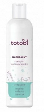 TOTOBI NATURALNY SZAMPON BIAŁA SIERŚĆ DLA PSÓW I KOTÓW