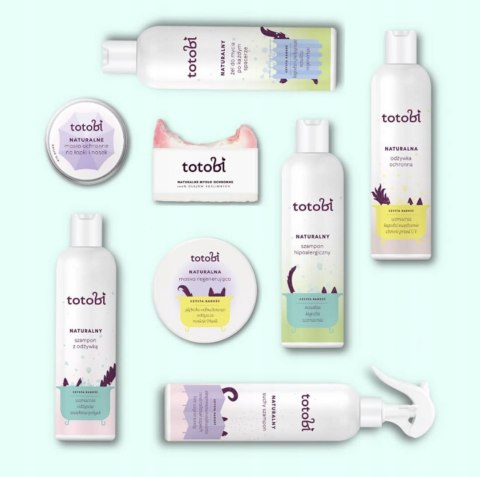 TOTOBI NATURALNY SZAMPON BIAŁA SIERŚĆ DLA PSÓW I KOTÓW