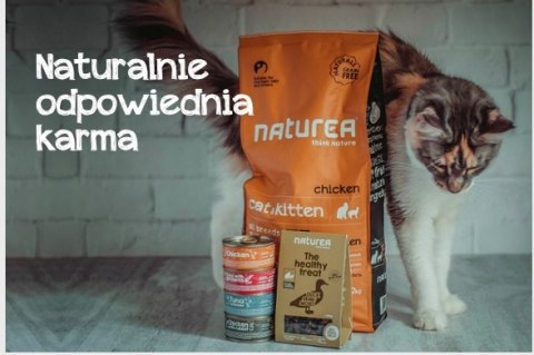 NATUREA ZESTAW 4 SMAKI x 85G PUSZKA BEZZBOŻOWA DLA KOT (Morszczuk & Jabłka, Pstrąg & Łosoś, Tuńczyk & Papaja, Dorsz & Tuńczyk)