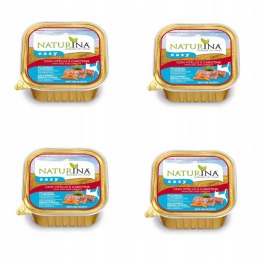 NATURINA EASY CAT 4x100G CIELĘCINA Z MARCHEWKĄ KOT