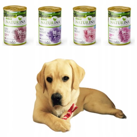 NATURINA ELITE WET EXIGENT STYLE KRÓLIK 4x400g PIES
