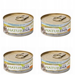 NATURINA KARMA ELITE WET KURCZAK MARCHEW 4x70G KOT