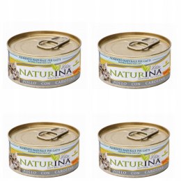 NATURINA KARMA ELITE WET KURCZAK MARCHEW 4x70G KOT