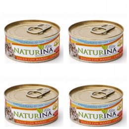 NATURINA KARMA ELITE WET KURCZAK WOŁOWINA 4x70g KOT