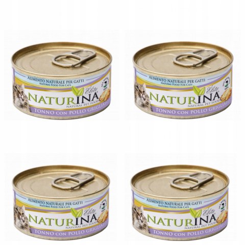 NATURINA KARMA ELITE WET TUŃCZYK GRILOWANY KURCZAK 4x70g KOT