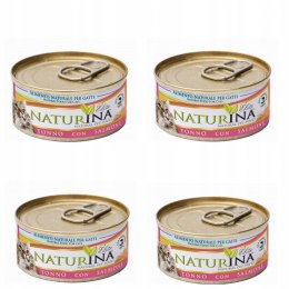 NATURINA KARMA ELITE WET TUŃCZYK I ŁOSOŚ 4x70G KOT