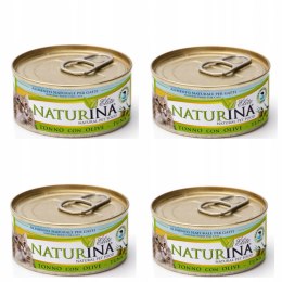 NATURINA KARMA ELITE WET TUŃCZYK OLIWKI 4x70G KOT