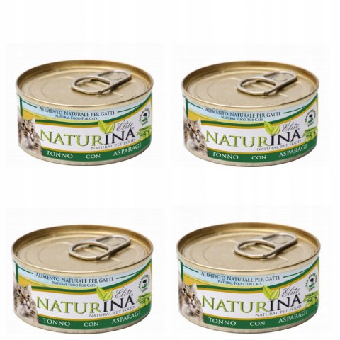 NATURINA KARMA ELITE WET TUŃCZYK SZPARAGI 4x70g KOT