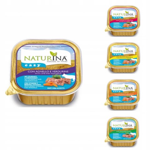 NATURINA KARMA ZESTAW EASY DOG MIX SMAKÓW x 5 PIES