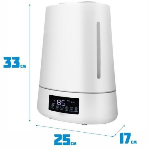 ULTRADŹWIĘKOWY NAWILŻACZ POWIETRZA HANKSAIR 4L LED ULTRADŹWIĘKOWY NAWILŻACZ POWIETRZA HANKSAIR 4L LED