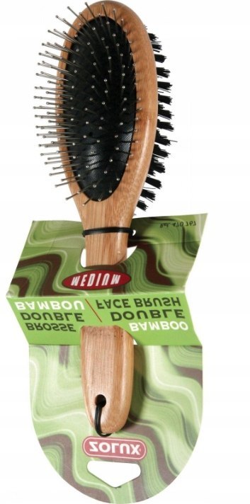 SZCZOTKA PODWÓJNA DO SIERŚCI BAMBOO ŚR PIES ZOLUX SZCZOTKA PODWÓJNA DO SIERŚCI BAMBOO ŚR PIES ZOLUX