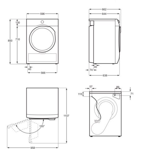 SUSZARKA Z POMPĄ CIEPŁA ELECTROLUX EW7H438BP SUSZARKA Z POMPĄ CIEPŁA ELECTROLUX EW7H438BP
