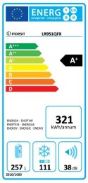 CHŁODZIARKO-ZAMRAŻARKA INDESIT LR9S1QFX