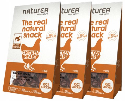 3X NATUREA KURZE SERCA NATURALNE PRZYSMAKI