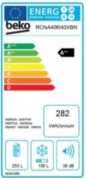 CHŁODZIARKO-ZAMRAŻARKA BEKO RCNA406I40XBN