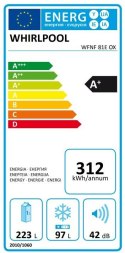 CHŁODZIARKO-ZAMRAŻARKA WHIRLPOOL WFNF 81EOX