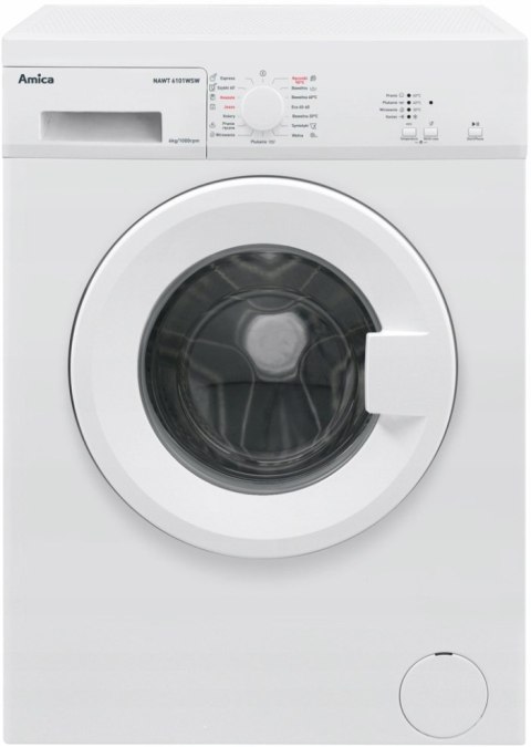 PRALKA WOLNOSTOJĄCA AMICA NAWT6101WSW 6KG 1000OBR PRALKA WOLNOSTOJĄCA AMICA NAWT6101WSW 6KG 1000OBR