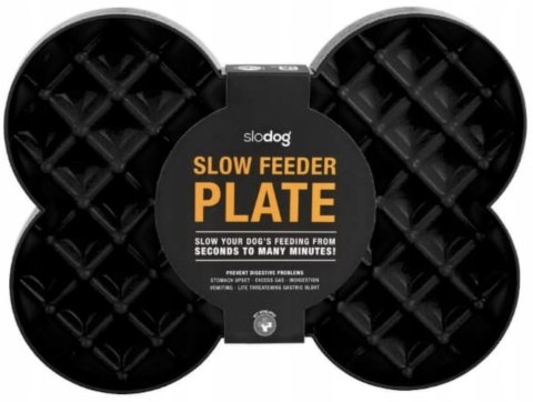 MATA SLODOG SLOW FEEDER PLATE MISKA SPOWALNIAJĄCA CZARNA