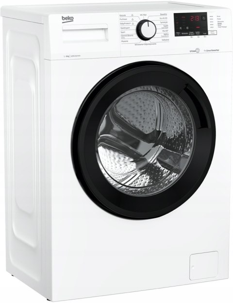 PRALKA BEKO WUV9612XBWS STEAM CURE 1200 OBR 9KG