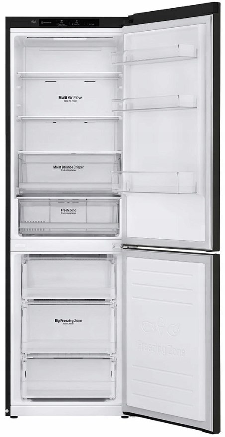 LODÓWKA LG GBB61BLJMN 186 CM CZARNA NOFROST LODÓWKA LG GBB61BLJMN 186 CM CZARNA NOFROST