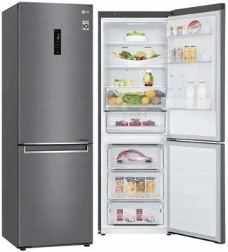 LODÓWKA LG GBB61DSHMN 186 CM SREBRNA NOFROST Wi-Fi