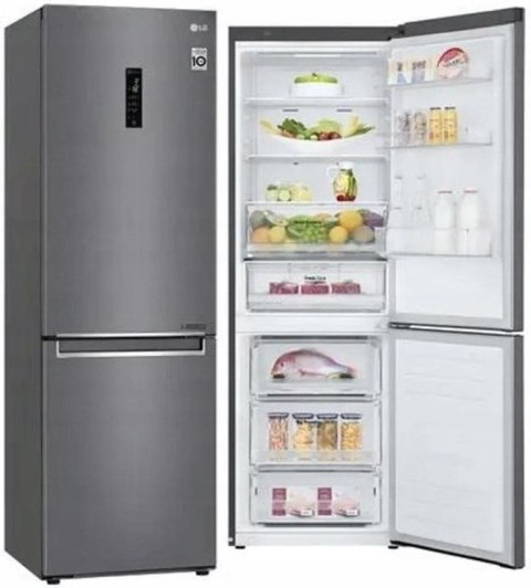 LODÓWKA LG GBB61DSHMN 186 CM SREBRNA NOFROST Wi-Fi