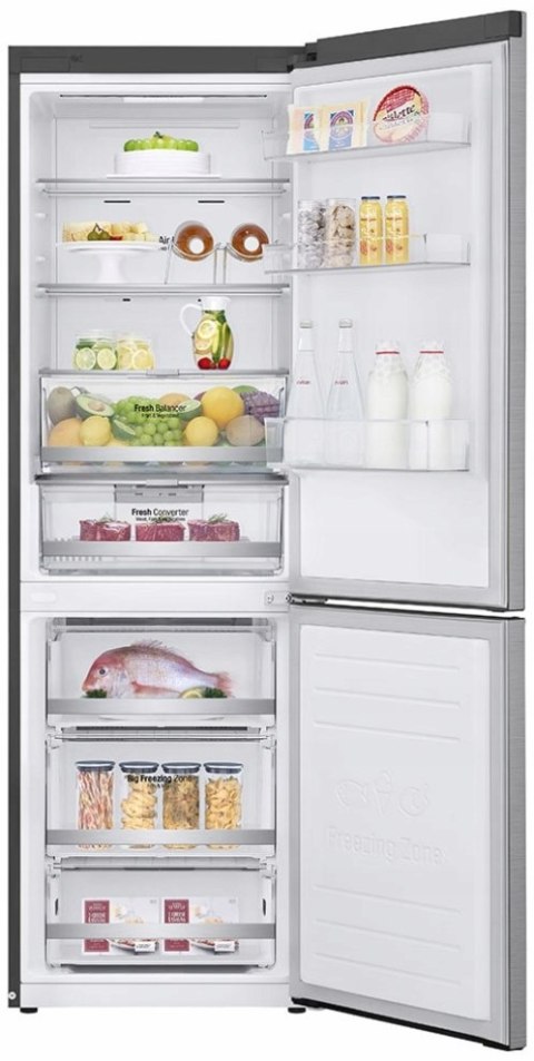 LODÓWKA LG GBB71PZDFN 186 CM SREBRNA NOFROST Wi-Fi