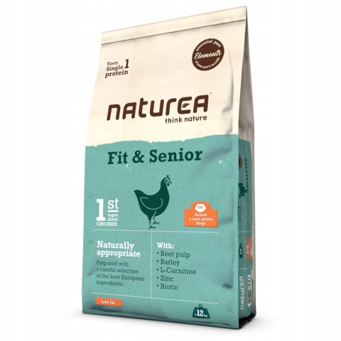 NATUREA ELEMENTS FIT & SENIOR ALL BREEDS 12KG