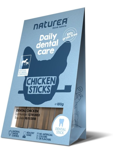 NATUREA DENTAL STICKS KURCZAK PRZYSMAKI DENTYST