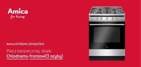 KUCHANIA GAZOWA AMICA 617GGH4.33HZpF(Xx) Grill