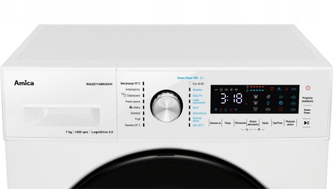 PRALKA AMICA WA2S714BKiSVH 7KG Slim Steam Power