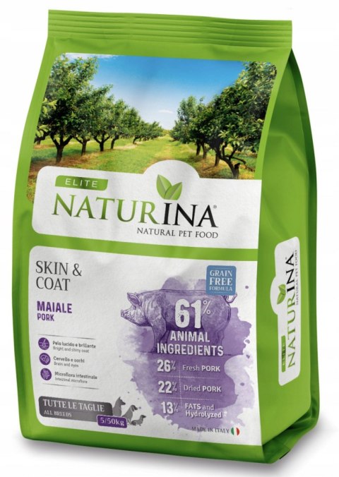 KARMA DLA PSA NATURINA ELITE ADULT WIEPRZOWINA 12KG