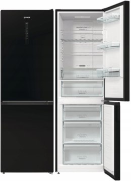 LODÓWKA GORENJE NRK6192ABK4 185CM 302L NO FROST Led