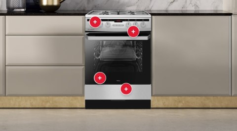 KUCHNIA AMICA 6118GEH3.33PaHZpTaAi(Xx) Steam Grill