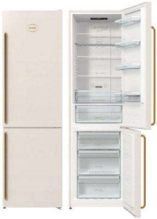 LODÓWKA GORENJE NRK6202CLI RETRO BEŻ No Frost Plus