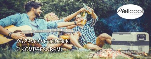 LODÓWKA SAMOCHODOWA TURYSTYCZNA YETICOOL TX50G 50L LODÓWKA SAMOCHODOWA TURYSTYCZNA YETICOOL TX50G 50L