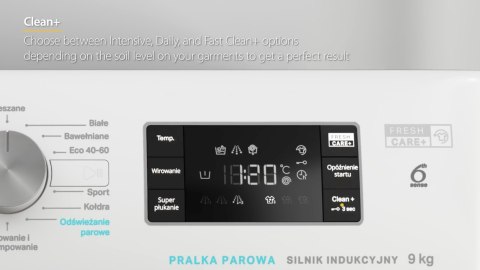 PRALKA WHIRLPOOL FFB 9258 SV PL 9 KG Steam Refresh