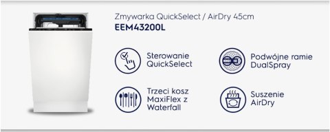 ZMYWARKA DO ZABUDOWY ELECTROLUX EEM43200L ZMYWARKA DO ZABUDOWY ELECTROLUX EEM43200L