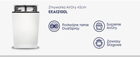 ZMYWARKA DO ZABUDOWY ELECTROLUX EEA12100L Air Dry