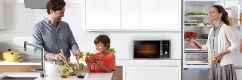 KUCHENKA MIKROFALOWA SAMSUNG MG23F301TAS Grill