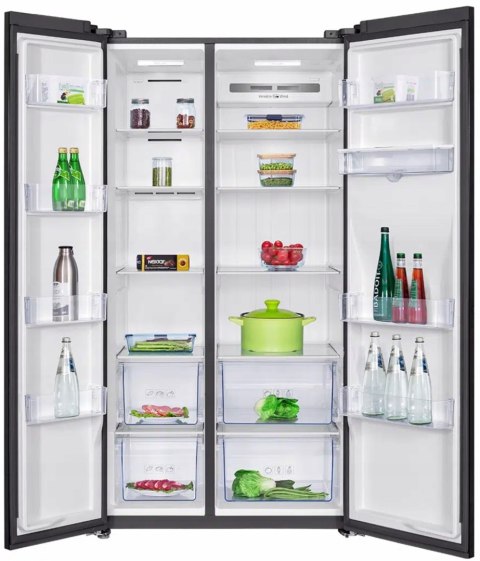 LODÓWKA SIDE BY SIDE TCL RP631SSE0 631L Inwerter MultiAirFlow Total NoFrost