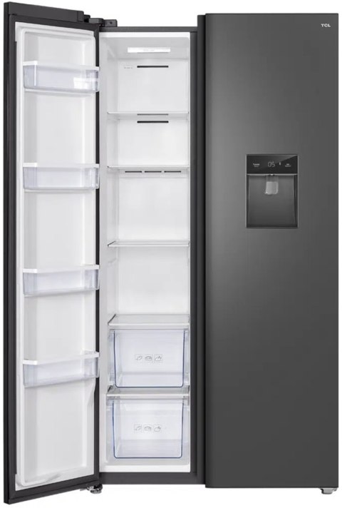 LODÓWKA SIDE BY SIDE TCL RP631SSE0 631L Inwerter MultiAirFlow Total NoFrost