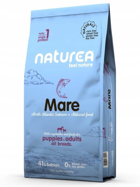 NATUREA NATURALS MARE MONOBIAŁKOWA KARMA DLA SZCZENIĄT PSÓW ŁOSOŚ 12 KG